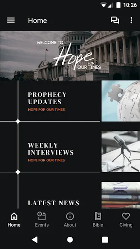 Baixar Hope for our Times APK – Ensinamentos Bíblicos Gratuitos - Screenshot 1