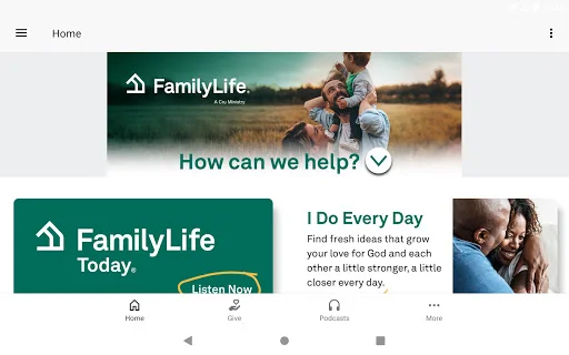 FamilyLife: Podcasts e Devocionais Cristãos para a Família - Screenshot 4