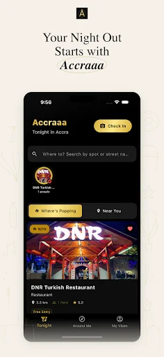 Baixe Accraaa: O Melhor Guia de Vida Noturna e Restaurantes em Gana - Screenshot 1