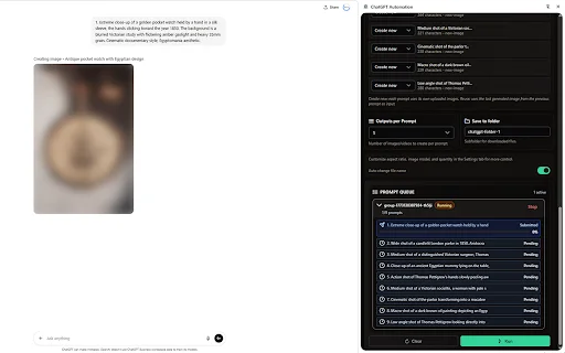 ChatGPT Automation: Automatize suas Prompts no ChatGPT Agora - Screenshot 2