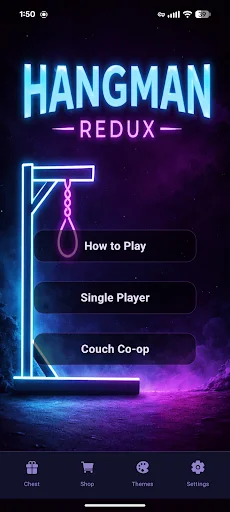 Baixe Hangman Redux: Word Puzzles – O Clássico Jogo de Palavras - Screenshot 1