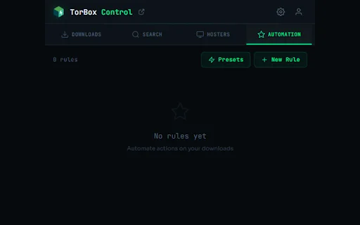 TorBox Control: Gerencie seus Downloads com Eficiência e Rapidez - Screenshot 5