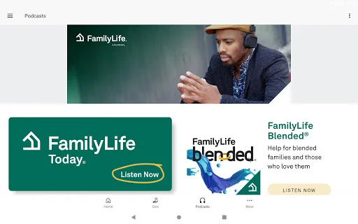 FamilyLife: Podcasts e Devocionais Cristãos para a Família - Screenshot 8