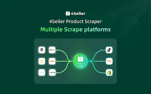 4Seller: O Melhor Scraper de Produtos para TikTok Shop e E-commerce - Screenshot 2