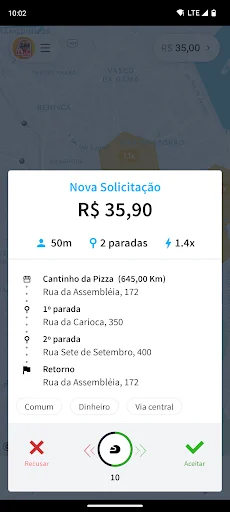 Lá Vem Entregas – Entregador: O Aplicativo Ideal para Motoboys - Screenshot 3