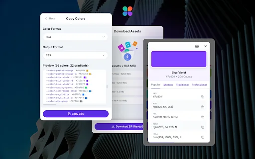 Peek: Extrator de Tokens de Design e Ativos – Download Grátis - Screenshot 4