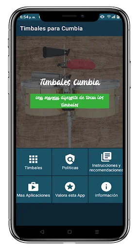Baixar Timbales Cumbia – App de Percussão Realista Grátis - Screenshot 2