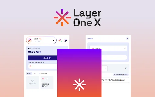 x_Wallet: Sua Carteira Cripto Multichain Rápida e Segura - Screenshot 1