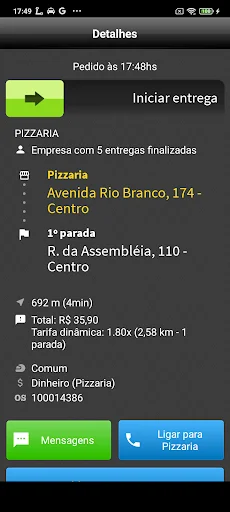 Baixar Canguru Conecte – Entregador: Rápido e Seguro para Mototaxistas - Screenshot 4