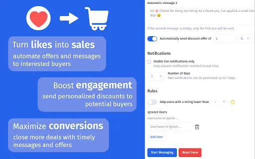 Dotb: Automatize suas Vendas no Vinted – Aumente seu Lucro Agora - Screenshot 2