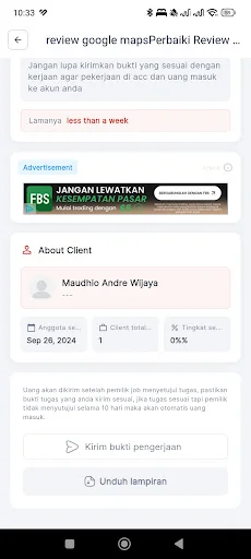 Gudang Tugas: Ganhe Dinheiro Real Realizando Microtarefas Online - Screenshot 23