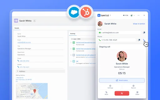 lemlist Extensão: Otimize seu CRM e E-mail no Gmail e HubSpot - Screenshot 4