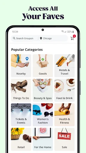 Baixar Groupon: Cupons e Ofertas Incríveis – Economize Até 70% - Screenshot 3
