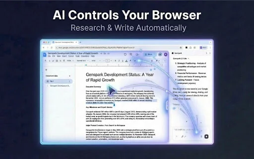 Genspark: Seu Assistente de IA para Chrome – Baixe Agora - Screenshot 4