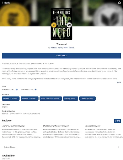 Baixar myRPL App: Acesso à Biblioteca Pública de Richardson - Screenshot 16