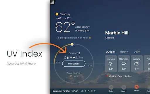 UV Weather: Previsão do Tempo Precisa e Radar ao Vivo no Navegador - Screenshot 3