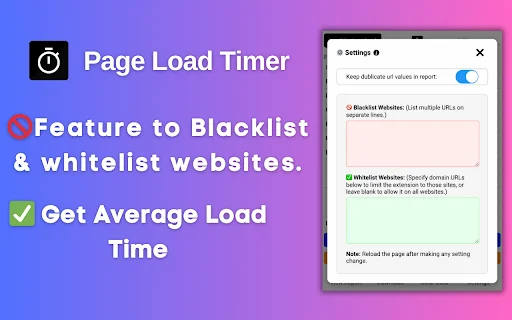 Page Load Timer: Monitore a Velocidade do Seu Site em Tempo Real - Screenshot 1