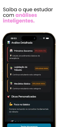 Simulado Detran 2026: Passe na Prova Teórica e Tire sua CNH - Screenshot 3