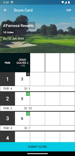 Download Online Golf App 6.2.6 – Gestão de Golfe Online Grátis - Screenshot 2