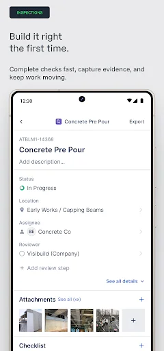 Visibuild: Gestão de Projetos e Inspeção na Construção Civil - Screenshot 3