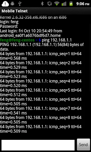 Mobile Telnet: Conectividade Remota Prática para Android - Screenshot 8
