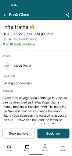 Baixar Jal Yoga APK – Agende Suas Aulas de Yoga Facilmente - Screenshot 3