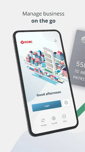 Baixar OCBC Business APK: Gerencie suas Finanças com Segurança - Screenshot 1