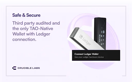 Crucible Wallet: A Melhor Carteira TAO para Staking Inteligente - Screenshot 2