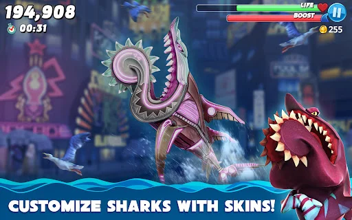 Baixar Hungry Shark World: O Melhor Jogo de Tubarão Grátis - Screenshot 15