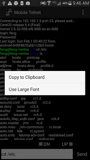 Mobile Telnet: Conectividade Remota Prática para Android - Screenshot 21
