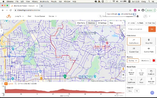 Wandrer Map Overlay: Planeje Rotas de Ciclismo no Strava e Komoot - Screenshot 1