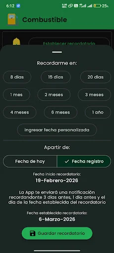 Historial Moto Mantenimiento: Controle a Manutenção da Sua Moto - Screenshot 8