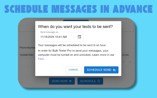 Bulk Texter Pro: Envio de SMS em Massa e Personalizado - Screenshot 3