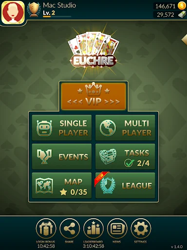 Baixar Euchre Ultimate: Jogue Cartas Online com Amigos e Bots - Screenshot 15
