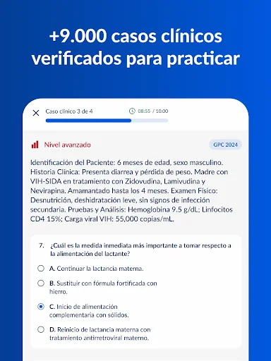 Baixar Gliamediq: Simulador ENARM – O Melhor Estudo para Medicina - Screenshot 10