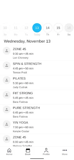 Big Sky Fitness: Agende suas Aulas e Treinos pelo Celular - Screenshot 2