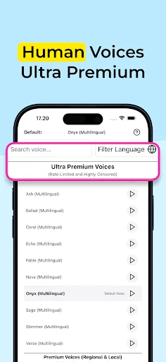 TTS Reader Pro: Leitor de Texto em Voz Alta Premium – Baixe Já - Screenshot 3