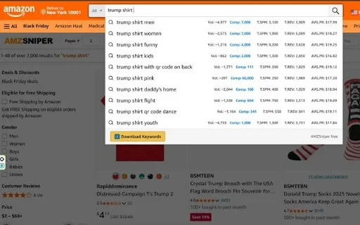 AMZSniper: Pesquisa de Nicho e Vendas Amazon Grátis – Instale Já - Screenshot 3
