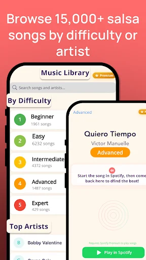 Dancetime – Salsa Beat Finder: Encontre o Ritmo Ideal Agora - Screenshot 4