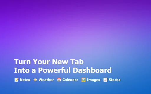 New Tab Widgets: Painel Personalizado para seu Navegador - Screenshot 1