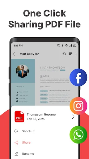 PDF Editor, Reader & Scanner: Edite e Digitalize Seus PDFs - Screenshot 8