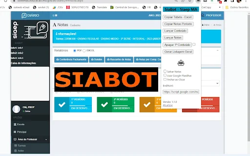 SiaBot – Siaep MA: Automatize suas tarefas escolares agora - Screenshot 1