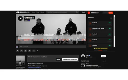 SoundCloud Enhanced Pro: Melhore sua Experiência e Baixe Músicas - Screenshot 2