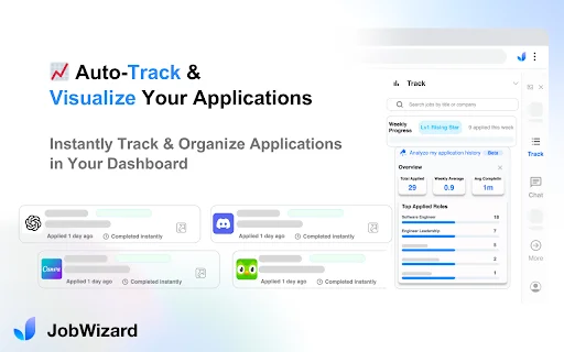 JobWizard: Preenchimento Automático de Vagas e IA para Empregos - Screenshot 5
