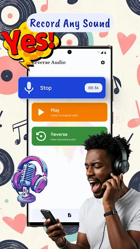 Reverse Audio: Reverse Singing – Inverta Voz e Sons Facilmente - Screenshot 2