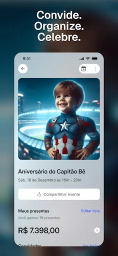 Baixe o Dona: Organize Eventos de Forma Simples e Eficiente - Screenshot 5
