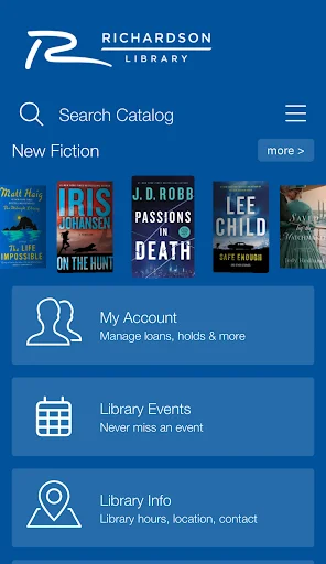 Baixar myRPL App: Acesso à Biblioteca Pública de Richardson - Screenshot 1