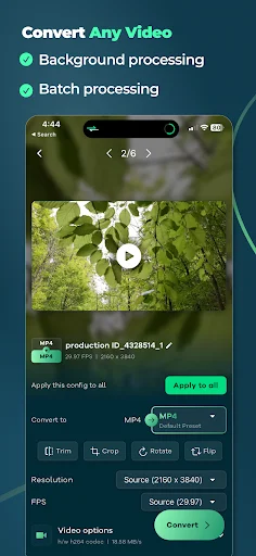 Video Converter – Remux: Conversor de Vídeo Rápido e Gratuito - Screenshot 1