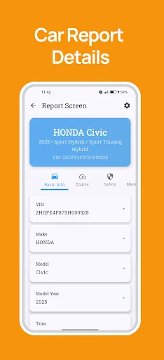 Scanner de Código VIN – Obtenha Histórico e Detalhes do Carro - Screenshot 3