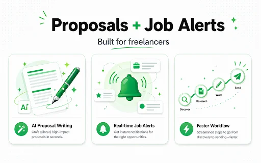 UpCat: Propostas IA e Alertas de Vagas no Upwork – Download - Screenshot 1